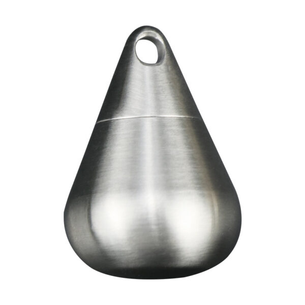 titanium pill capsule water drop shape