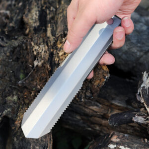 titanium shovel hiking trowel for outdoor campsite use