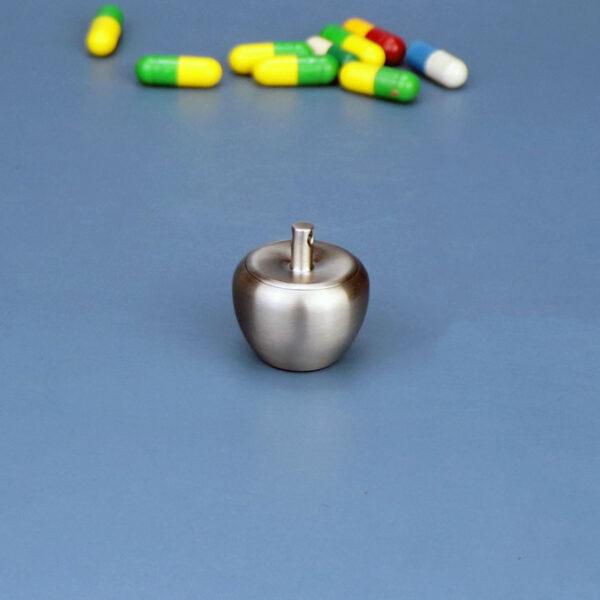 titanium mini apple seal container