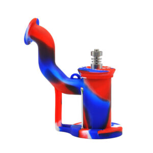 silicone dab rig waterpipe kit with titanium nail