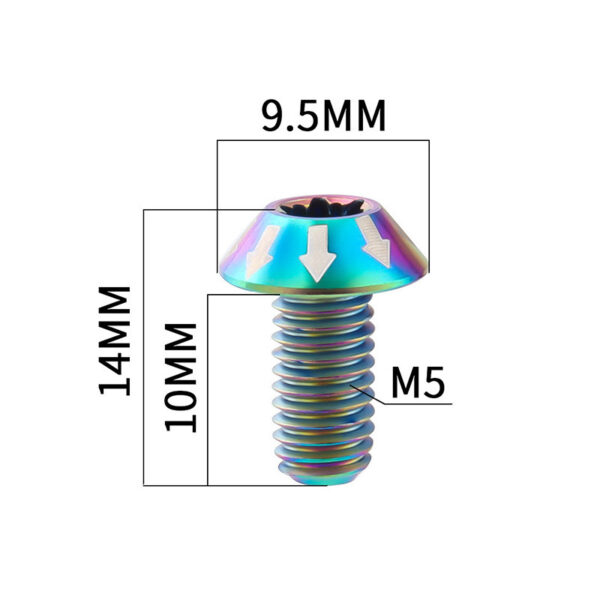 titanium disc brake rotor bolts