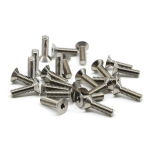 titanium screws countersunk flat head hexagon socket