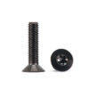 titanium countersunk head cap screws bolts bowl set cover flat head black anodizing