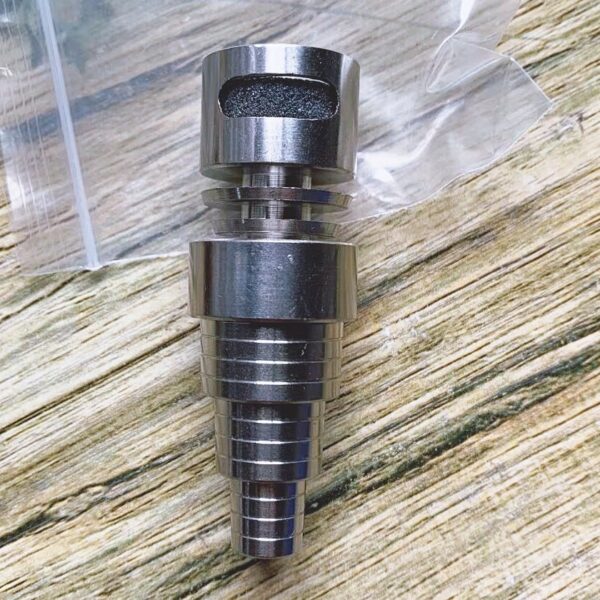 universal 6 in 1 10mm 14mm and 19mm domeless titanium nail