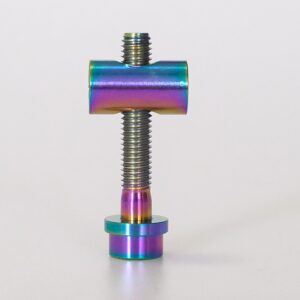 seatpost fixing bolt rainbow anodizing